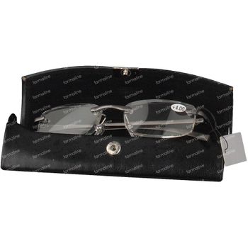 Pharma Glasses Leesbril Rimless Gun +4.00 1 st