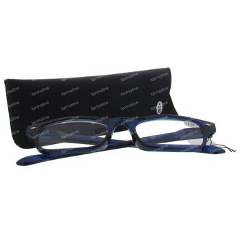 Pharma Glasses Leesbril Donker Blauw +3.50 1 st