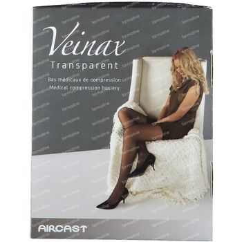 Veinax Panty Transparent Noir Classe 2 Taille 2 1 st