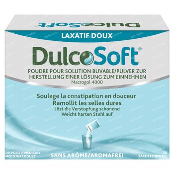 Dulcosoft Poudre pour Solution Buvable - Pour Constipation 20 sachets