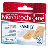 Mercurochrome Pansement Famille 50 st
