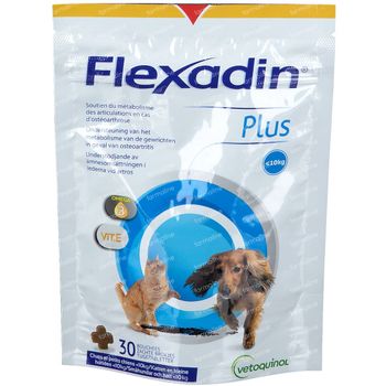 Flexadin Plus Hond en Kat <10kg 30 kauwtabletten