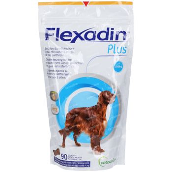 Flexadin Plus Hond >10kg 90 kauwtabletten