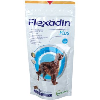 Flexadin Plus Hond >10kg 30 kauwtabletten