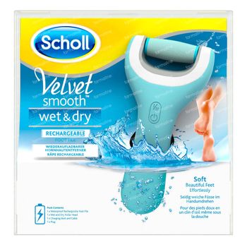 Scholl Velvet Smooth Wet & Dry Oplaadbare Voetvijl 1 st