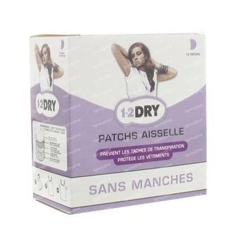 1-2 Dry Patches Aisselles Small P1-BX-SLV 12 st