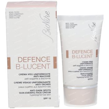 BioNike Defence B-Lucent Anti-Dark Spots Skin-Evening Face Creme SPF15 40 ml crème