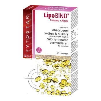 Fytostar LipoBIND Chitosan + Nopal 60 comprimés