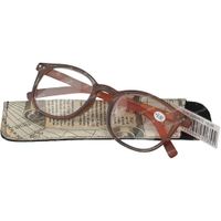 Pharma Glasses Leesbril Comp Bruin/Oranje +3.00 1 st