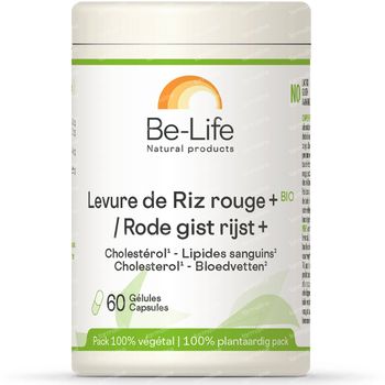 Be-Life Levure de Riz Rouge Bio 60 capsules