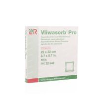 Vliwasorb Pro Pansement Absorbante 22 x 22 cm 10 st