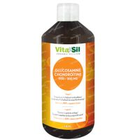 Vitasil Glucosamine Chondroïtine 1500/800 MG – Cartilage et Tissu Conjonctif – Complément Alimentaire Liquide 500 ml