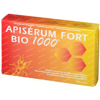 Apiserum Forte Bio 5ml 1000mg 24 ampoules