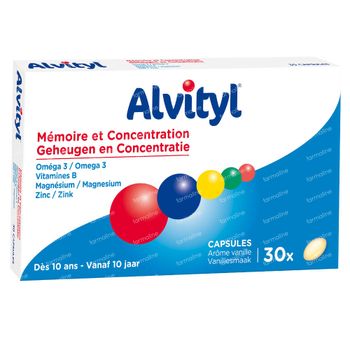 Alvityl Geheugen & Concentratie 30 capsules