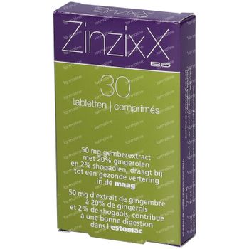 ZinzixX B6 Extrait de Gingembre 30 comprimés