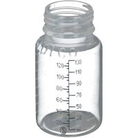 Beldico Wegwerfsaugflasche Plastik Ohne Deckel Universal 37048G 130 ml