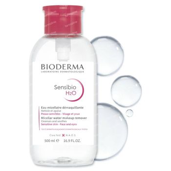 Bioderma Sensibio H2O Micellaire Oplossing met Doseerpomp 500 ml