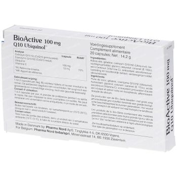 Pharma Nord BioActive Q10 100mg 20 capsules