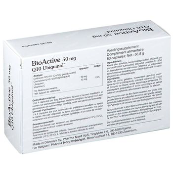 Pharma Nord BioActive Q10 50mg + 20 Capsules GRATIS 60+20 capsules