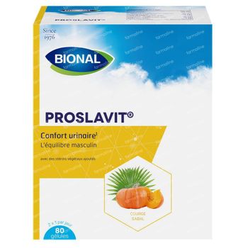 Bional Homme Prostate - Complément Alimentaire à base de Citrouille et de Palmier Nain 80 capsules