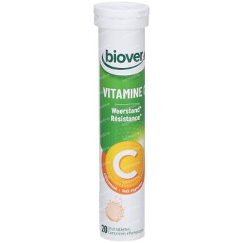 Biover Vitamine C 20 comprimés effervescents