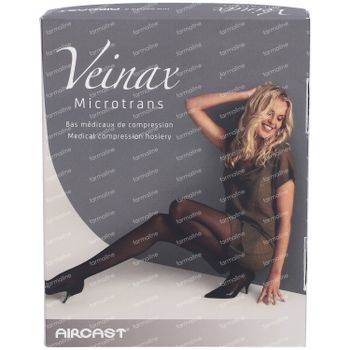 Veinax Mi-Bas Microfibre Classe 2 Beige Taille 1 Longue 1 st