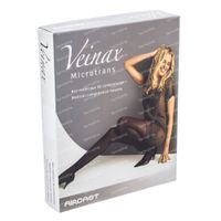 Veinax Mi-Bas Microfibre Classe 2 Noir Taille 1 Longue 1 st