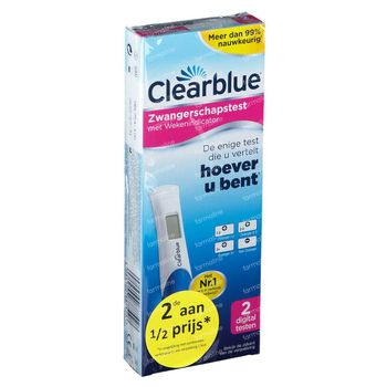 Clearblue Test De Grossesse Digital 2 st
