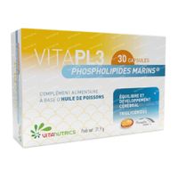 Vitanutrics Vita-PL3 Phospholipide Marins 30  softgels