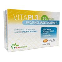 Vitanutrics Vita-PL3 Phospholipide Marins 60  softgels