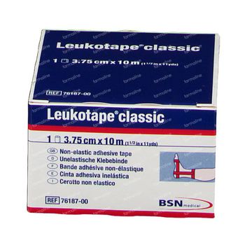 Leukotape® Classic 10 m x 3,75cm Rouge 09317-00 1 pièce