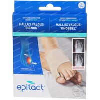 Epitact® Orthèse Corrective Rigide de Nuit Hallux Valgus « Oignon » Large 1 bandage