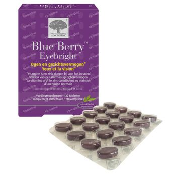 New Nordic Blue Berry Eyebright 120 comprimés