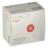 Hyalo 4 Regen Gaasverband 5x5cm 5 st