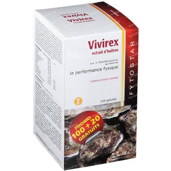 Fytostar Vivirex + 20 Gélules GRATUIT 100+20 capsules
