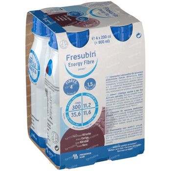 Fresubin Energy Fibre Drink Cerise 4x200 ml