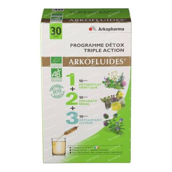 Arkofluide Detox Bio 30 ampoules