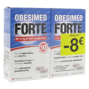 Obesimed Forte Duopack Prix Réduit Promo 112 capsules
