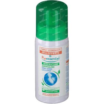 Puressentiel Respiratoire Spray Aérien 19 Huiles Essentielles 60 ml spray