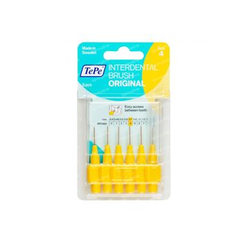 TePe Interdentale Borstel Original Geel 0,7mm 6 stuks