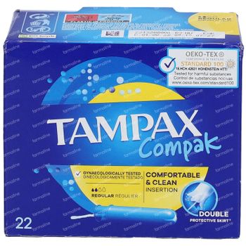Tampax Compak Regular 22 pièces