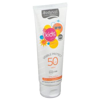 Bodysol Crème Solaire Visiprotect Enfants SPF50 125 ml