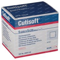 Cutisoft Coton Stérile 5x5cm 100 pièces