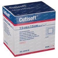 Cutisoft Coton Stérile 7,5x7,5cm 100 st