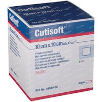 Cutisoft Coton Stérile 10x10cm 50x2 pièces