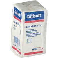 Cutisoft Compresses en Non-Tissé Non Stérile 5x5cm 100 st