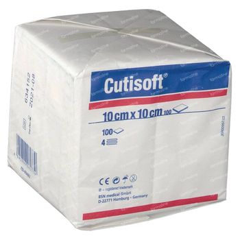 Cutisoft Niet Steriel 10x10cm 100 st