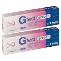 G Test Screen Zwangerschapstest Duo 1+1 GRATIS 1+1 st