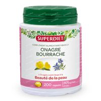 Superdiet Onagre - Bourrache 200 capsules