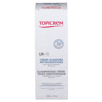 Topicrem UR-10 Gladmakende Crème tegen Ruwe Huid 200 ml